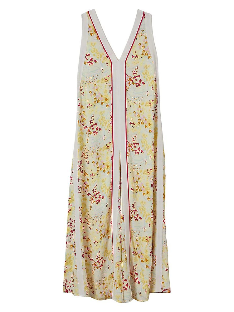 Eliza Floral V-Neck Maxi Dress