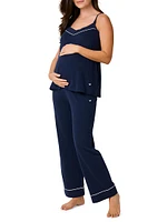 The Maternity Cozy Cotton Robe, Camisole Top & Pants Set