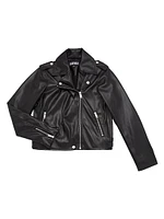 Girl's Jagger Faux Leather Jacket