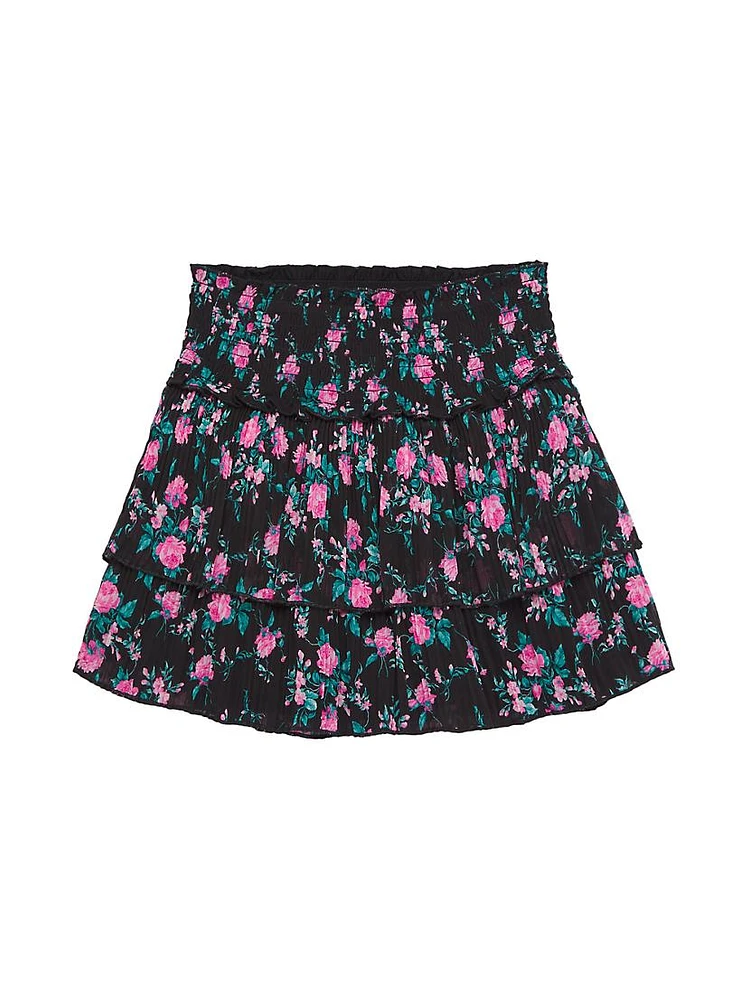 Girl's Chelsea Floral Miniskirt