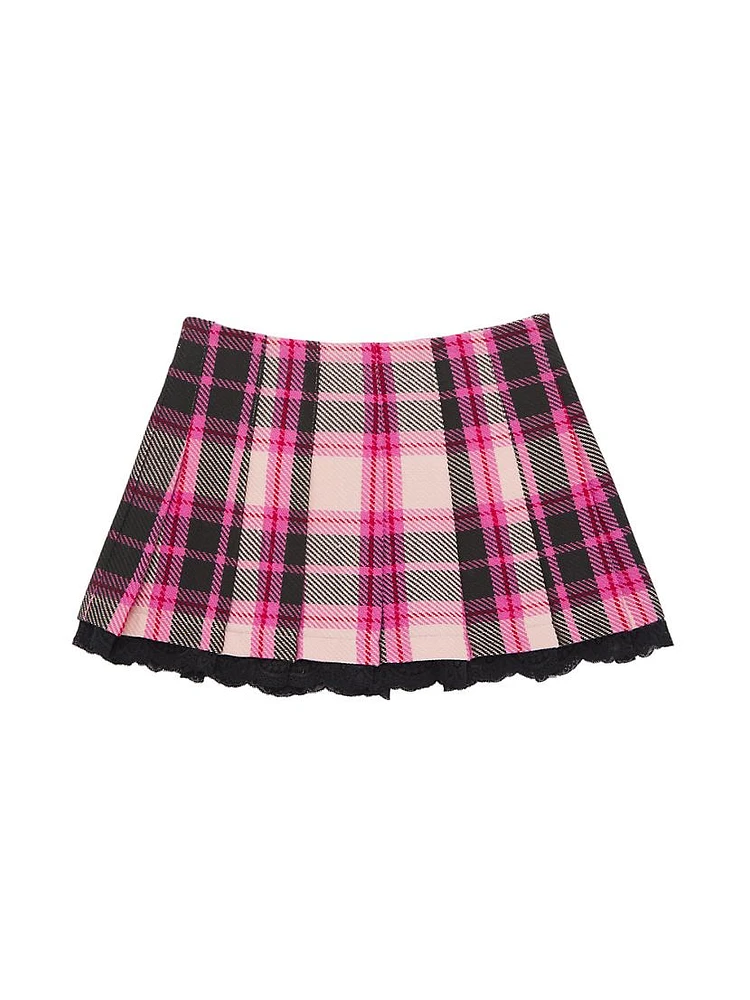 Girl's Elicia Plaid Skirt