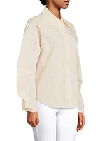 Lilia Cotton Puff-Sleeve Shirt