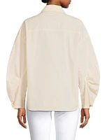 Lilia Cotton Puff-Sleeve Shirt