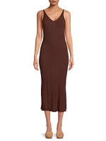 Estella Rib-Knit Midi-Dress