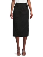 Diep Cotton-Blend Cargo Midi-Skirt