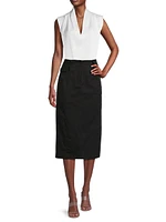 Diep Cotton-Blend Cargo Midi-Skirt