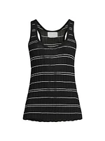 Mijal Striped Knit Tank