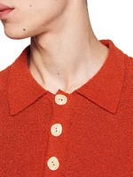 Terry Knit Polo Shirt