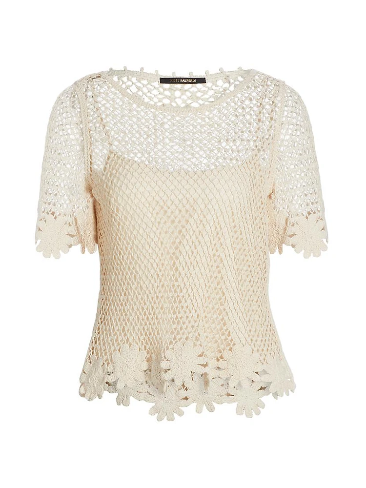 Sabine Crochet Blouse