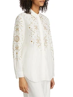 Genevieve Embroidered Blouse