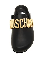 Logo-Embellished Mules