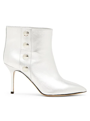 80MM Snap-Button Ankle Boots