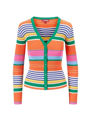 Cargo Striped Cardigan