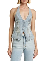 Valentina Paragon Patch Halter Top
