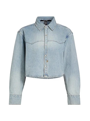 Alabama Paragon Cropped Denim Shirt