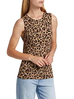 Shelly Leopard-Print Tank Top