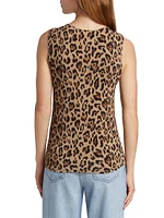 Shelly Leopard-Print Tank Top