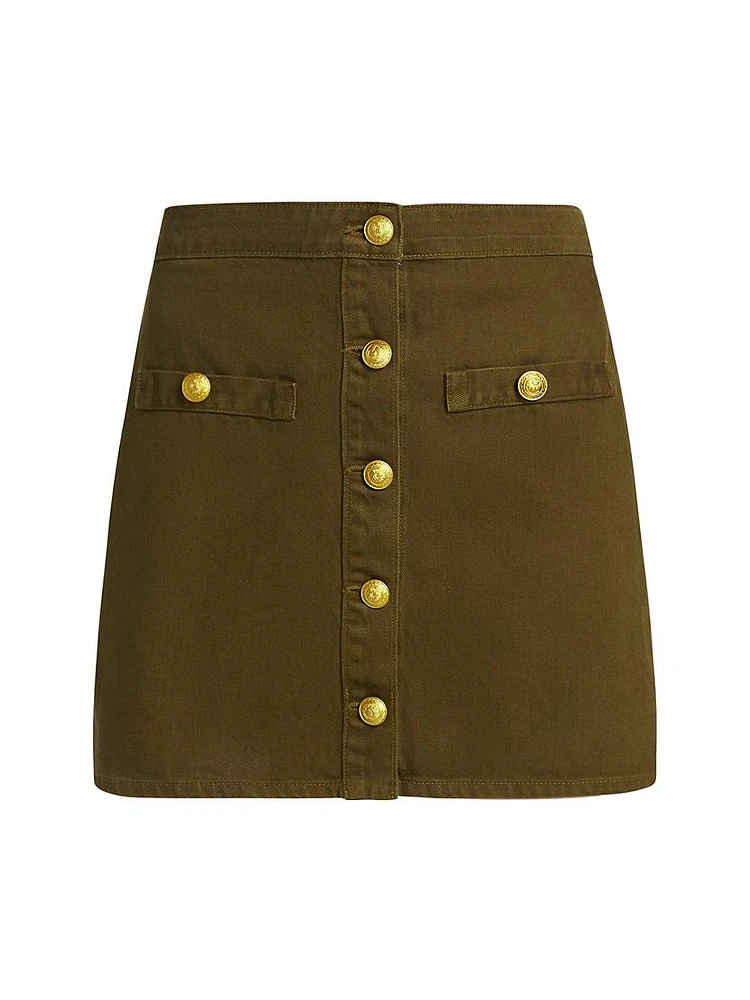 Kris Denim Miniskirt