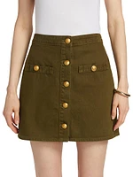 Kris Denim Miniskirt