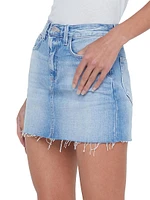 Paris Denim Micro Miniskirt