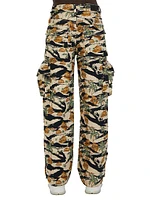 Repeat Palm Baggy Cargo Pants