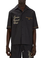 Resort Club Embroidered Short-Sleeve Shirt