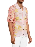 Resort Club Crotchet Short-Sleeve Shirt