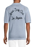 Amiri Surf Club Crotchet Short-Sleeve Shirt