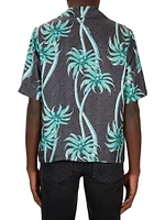 Palm Silk Bowling Shirt