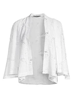 Giada Embroidered Chiffon Jacket