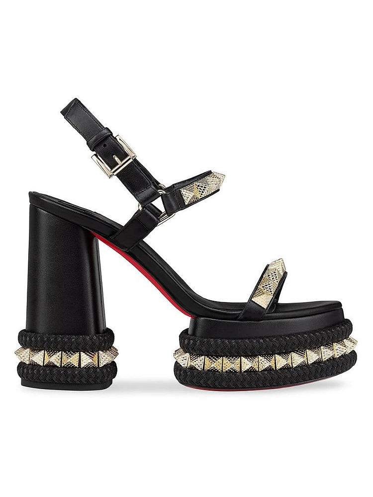 Superaclou 130MM Leather Platform Sandals