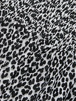 Leopard Smocked Minidress