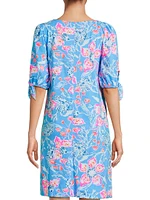 Easley Floral T-Shirt Dress