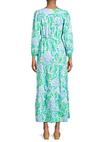 Deacon Floral V-Neck Maxi Dress