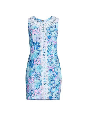 Mila Floral Lace Shift Dress