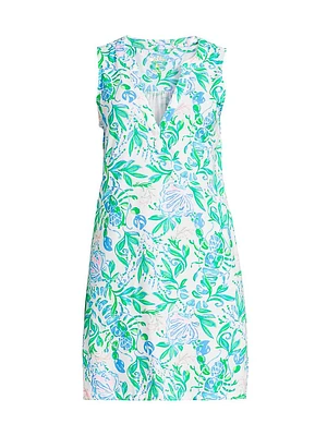 Dev Floral Split V-Neck Dress