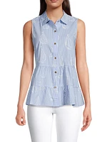 Breah Sailboat Sleeveless Shirt