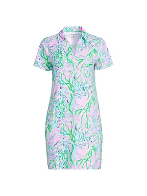 Dune UPF 50+ Floral Jersey Shirtdress