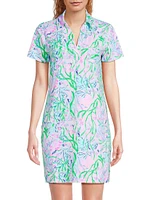 Dune UPF 50+ Floral Jersey Shirtdress