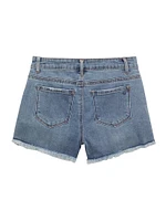 Girl's Weekender Distressed Denim Shorts