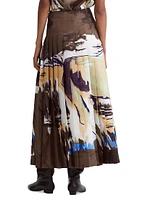 Tullius Silk Skirt