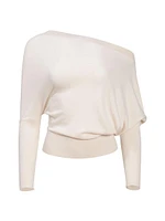 Grainge Cashmere Drop-Shoulder Sweater