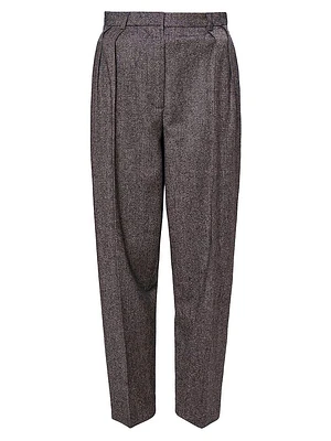 Emmett Pleated Wool Pants