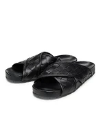 Tarik Intrecciato Leather Sandals