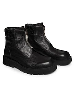 Haddock Intrecciato Ankle Boots