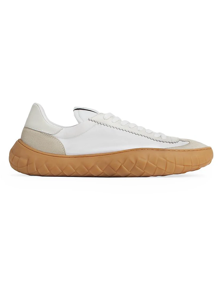 Intreccio Suede Low-Top Sneakers