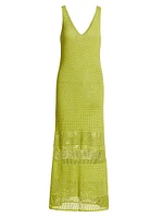 Ensenada Crocheted Cotton Maxi Dress