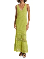 Ensenada Crocheted Cotton Maxi Dress