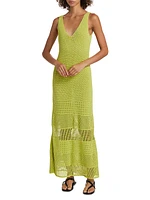 Ensenada Crocheted Cotton Maxi Dress