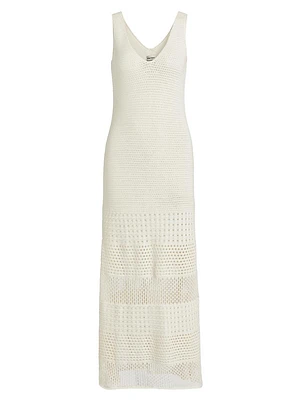 Ensenada Crochet Cotton Maxi Dress